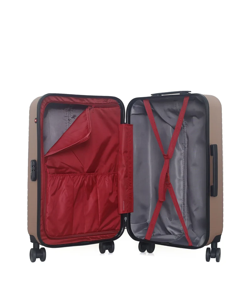 SWISS KOPPER – 2er-Pack – Mittelgroßer Koffer und Handgepäck XXS SPIEZ