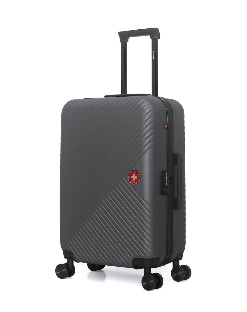 SWISS KOPPER – 3er-Pack – Mittelgroßer Koffer, Handgepäck und Kosmetikkoffer SPIEZ