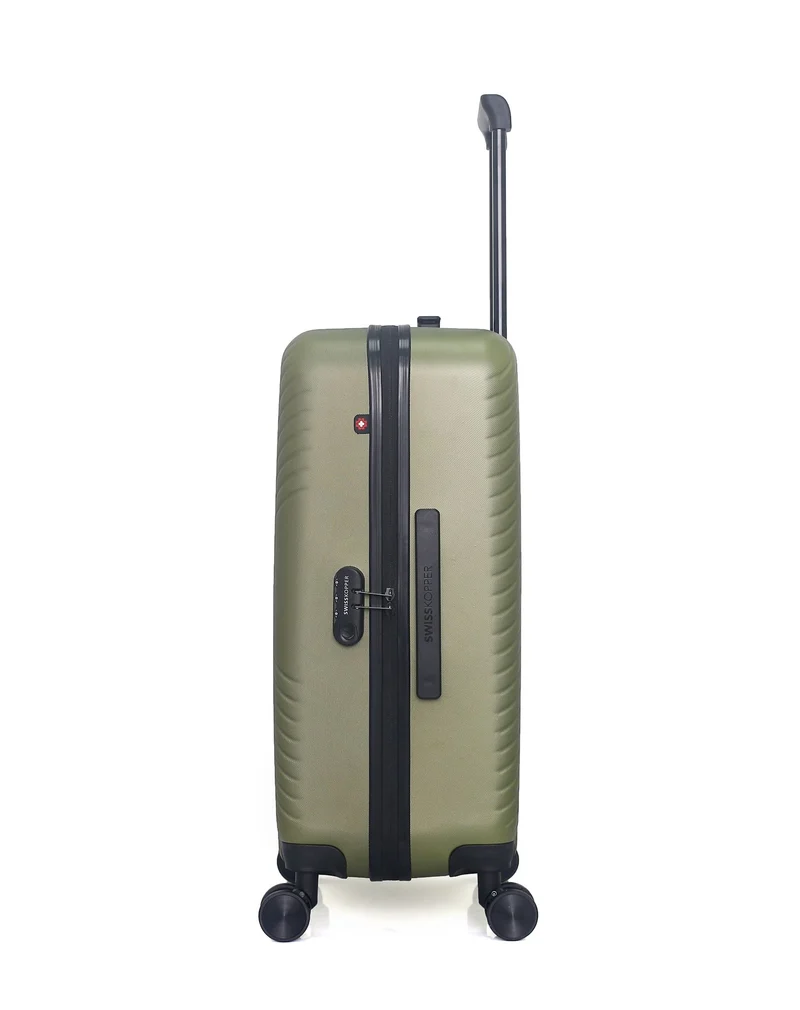 SWISS KOPPER – 3er-Pack – Mittelgroßer Koffer, Handgepäck und Kosmetikkoffer SPIEZ
