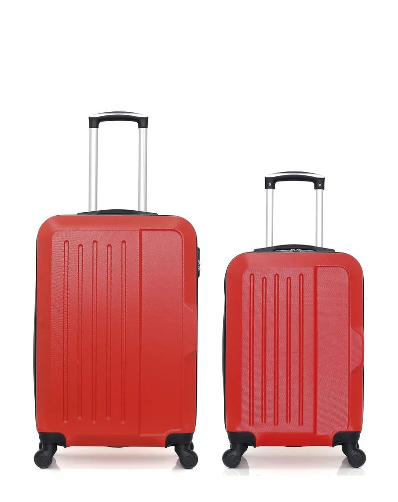 HERO – 2er-Pack – Mittelgroßer Koffer und Handgepäck VESUVIO