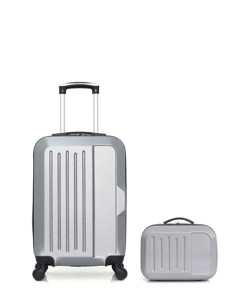 HERO – 2er-Pack – Handgepäck und Kosmetikkoffer VESUVIO