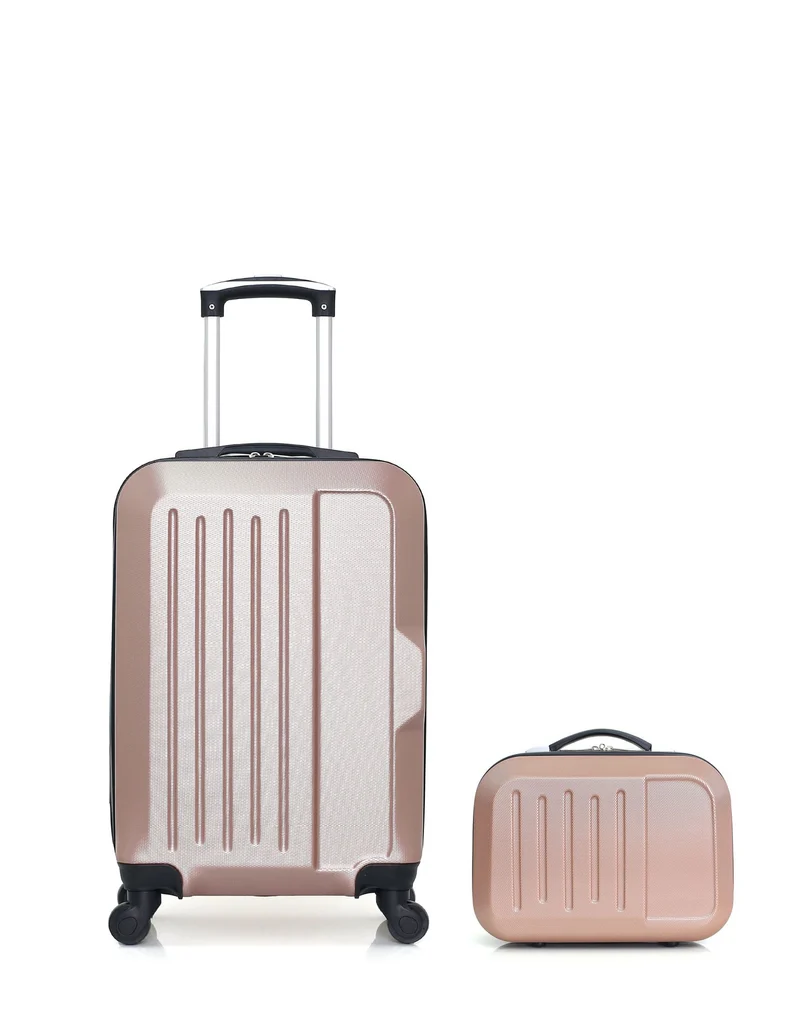 HERO – 2er-Pack – Handgepäck und Kosmetikkoffer VESUVIO