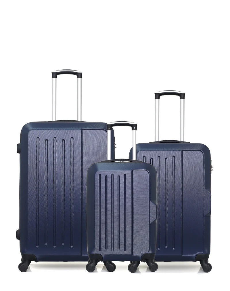 HERO – 3er-Pack – Großer Koffer, mittelgroßer Koffer und Handgepäck VESUVIO
