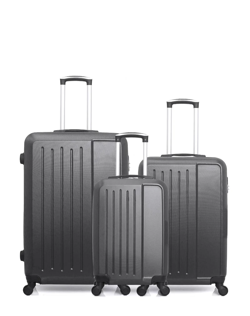 HERO – 3er-Pack – Großer Koffer, mittelgroßer Koffer und Handgepäck VESUVIO