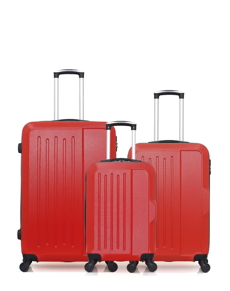 HERO – 3er-Pack – Großer Koffer, mittelgroßer Koffer und Handgepäck VESUVIO