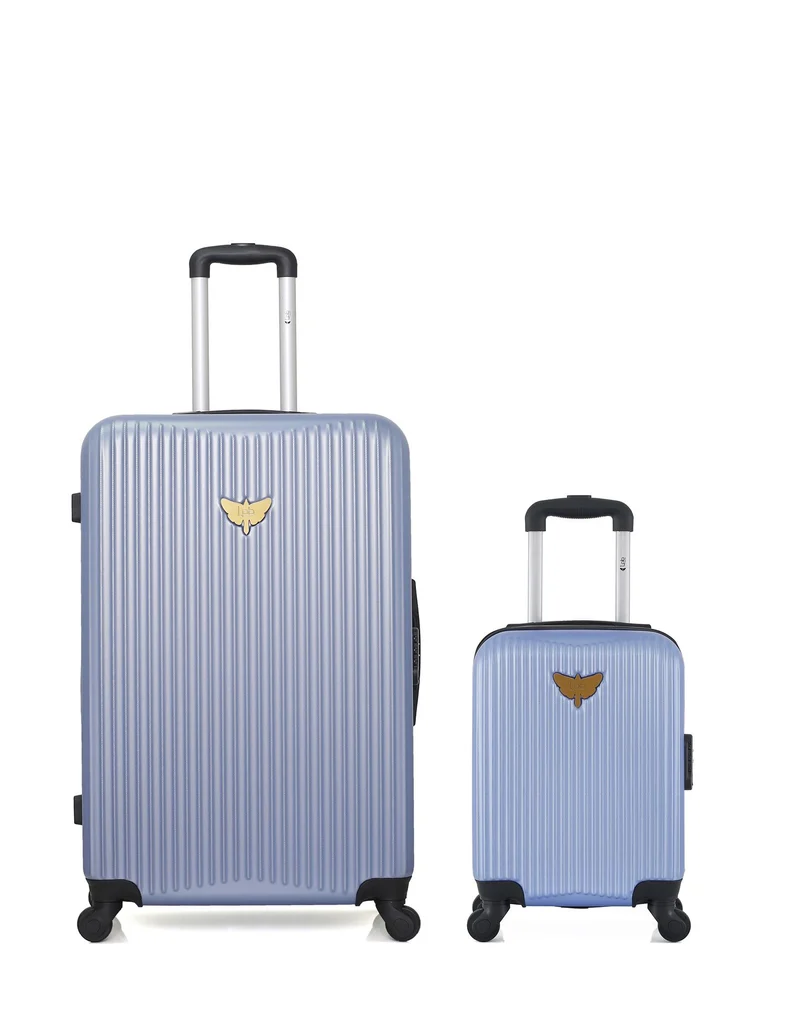 LPB LUGGAGE – 2er-Pack – Großer Koffer und Handgepäck XXS AGATA