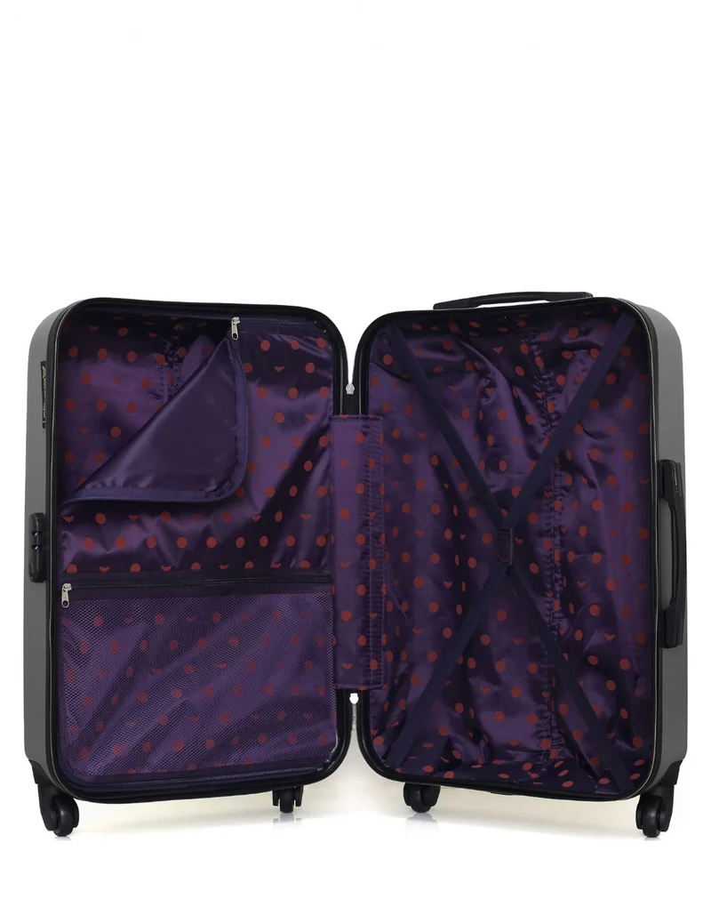 LPB LUGGAGE – 2er-Pack – Mittelgroßer Koffer und Handgepäck AGATA