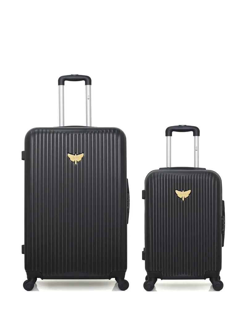 LPB LUGGAGE – 2er-Pack – Großer Koffer und Handgepäck AGATA