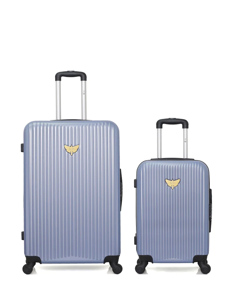 LPB LUGGAGE – 2er-Pack – Großer Koffer und Handgepäck AGATA