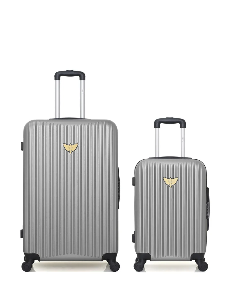 LPB LUGGAGE – 2er-Pack – Großer Koffer und Handgepäck AGATA