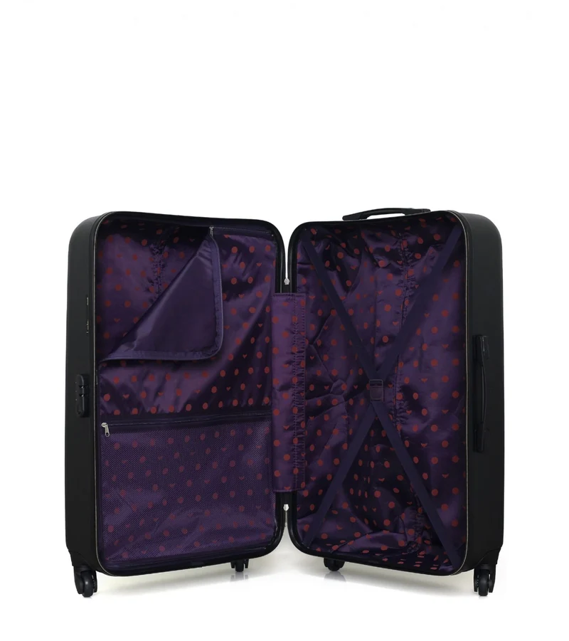 LPB LUGGAGE – 3er-Pack – Großer Koffer, mittelgroßer Koffer und Handgepäck XXX AGATA