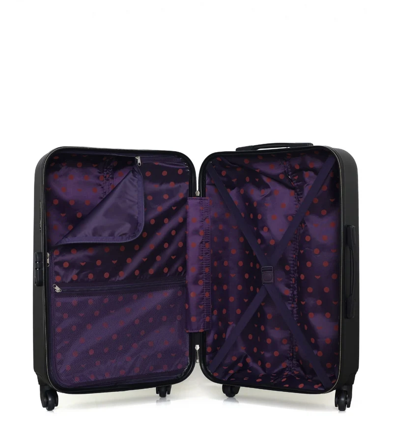 LPB LUGGAGE – 2er-Pack – Mittelgroßer Koffer und Handgepäck XXS AGATA