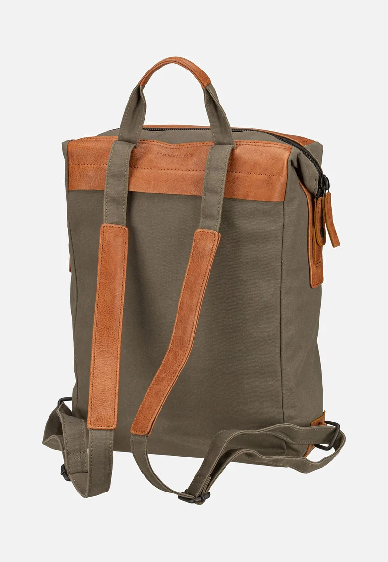 Wax 1 Khaki/Cognac - Rucksack