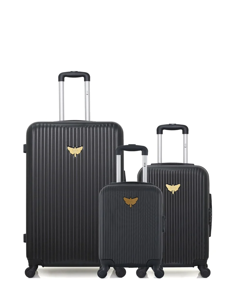 LPB LUGGAGE – 3er-Pack – Großer Koffer, Handgepäck und Handgepäck XXS AGATA