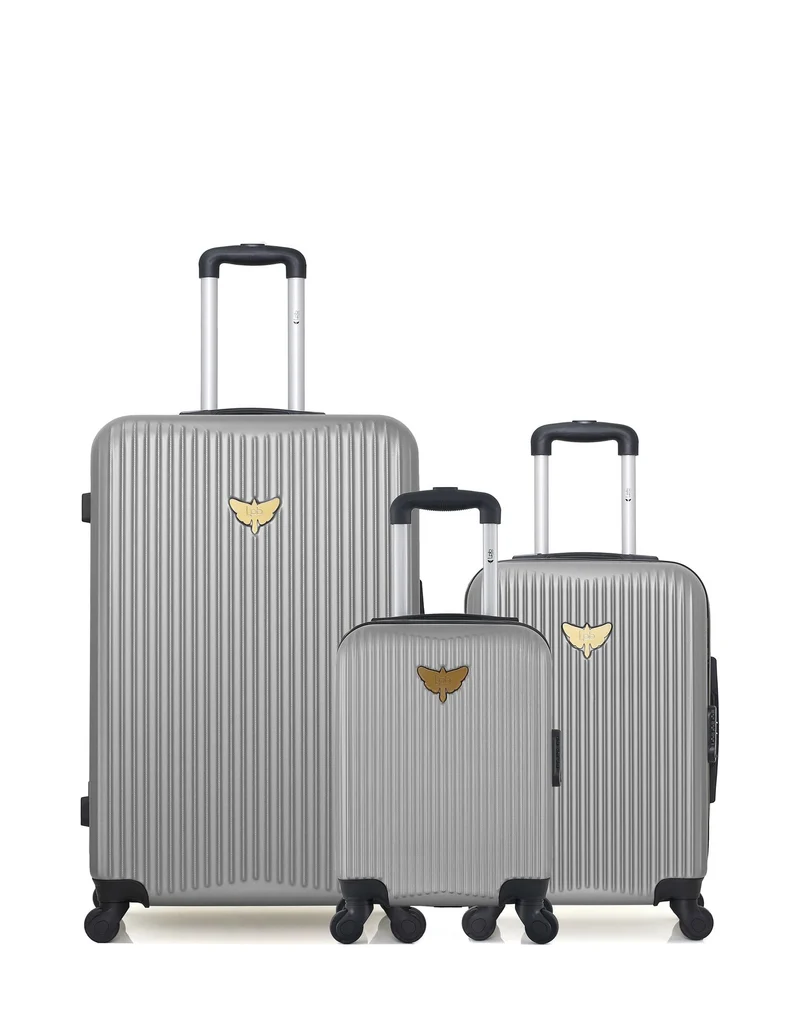 LPB LUGGAGE – 3er-Pack – Großer Koffer, Handgepäck und Handgepäck XXS AGATA