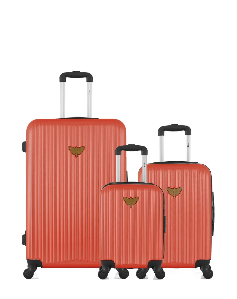 LPB LUGGAGE – 3er-Pack – Großer Koffer, Handgepäck und Handgepäck XXS AGATA