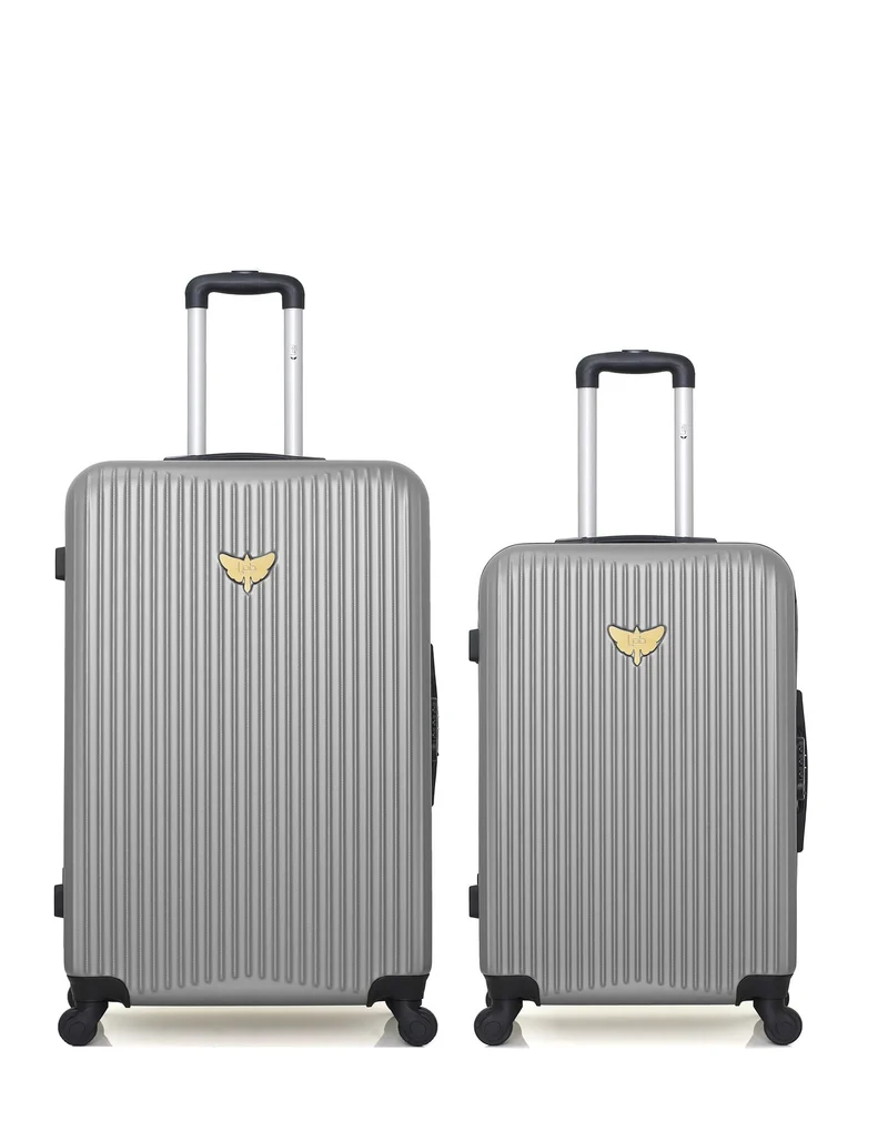 LPB LUGGAGE – 2er-Pack – Großer Koffer und mittelgroßer Koffer AGATA