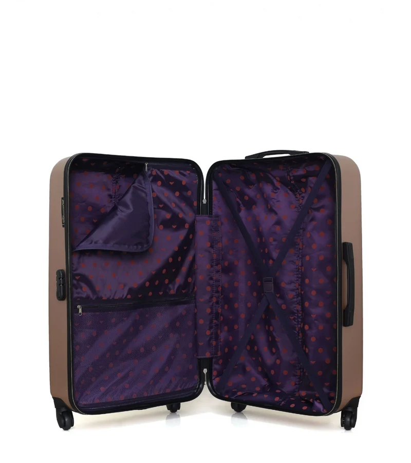 LPB LUGGAGE – 2er-Pack – Großer Koffer und mittelgroßer Koffer AGATA
