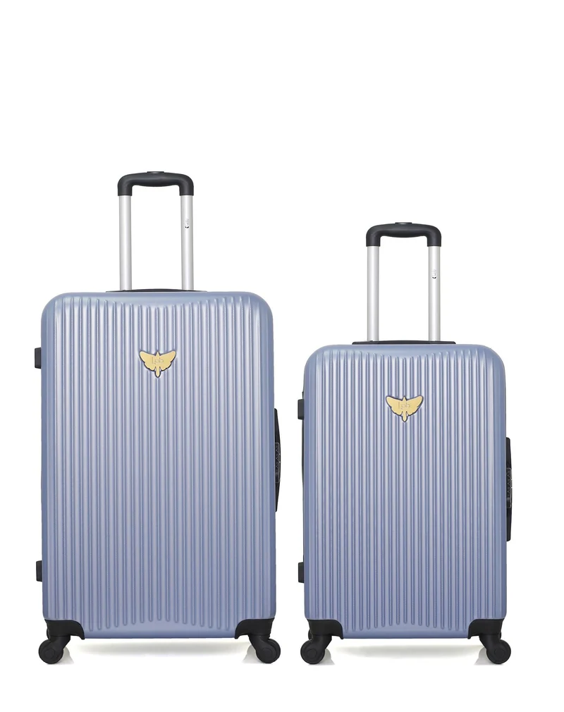 LPB LUGGAGE – 2er-Pack – Großer Koffer und mittelgroßer Koffer AGATA
