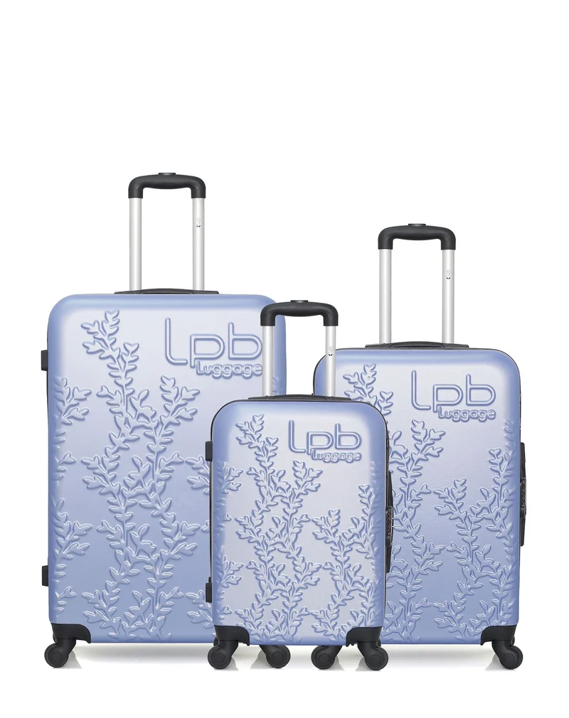 LPB LUGGAGE – 3er-Pack – Großer Koffer, mittelgroßer Koffer und Handgepäck NAIS