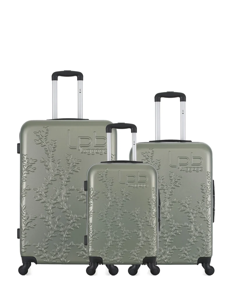 LPB LUGGAGE – 3er-Pack – Großer Koffer, mittelgroßer Koffer und Handgepäck NAIS