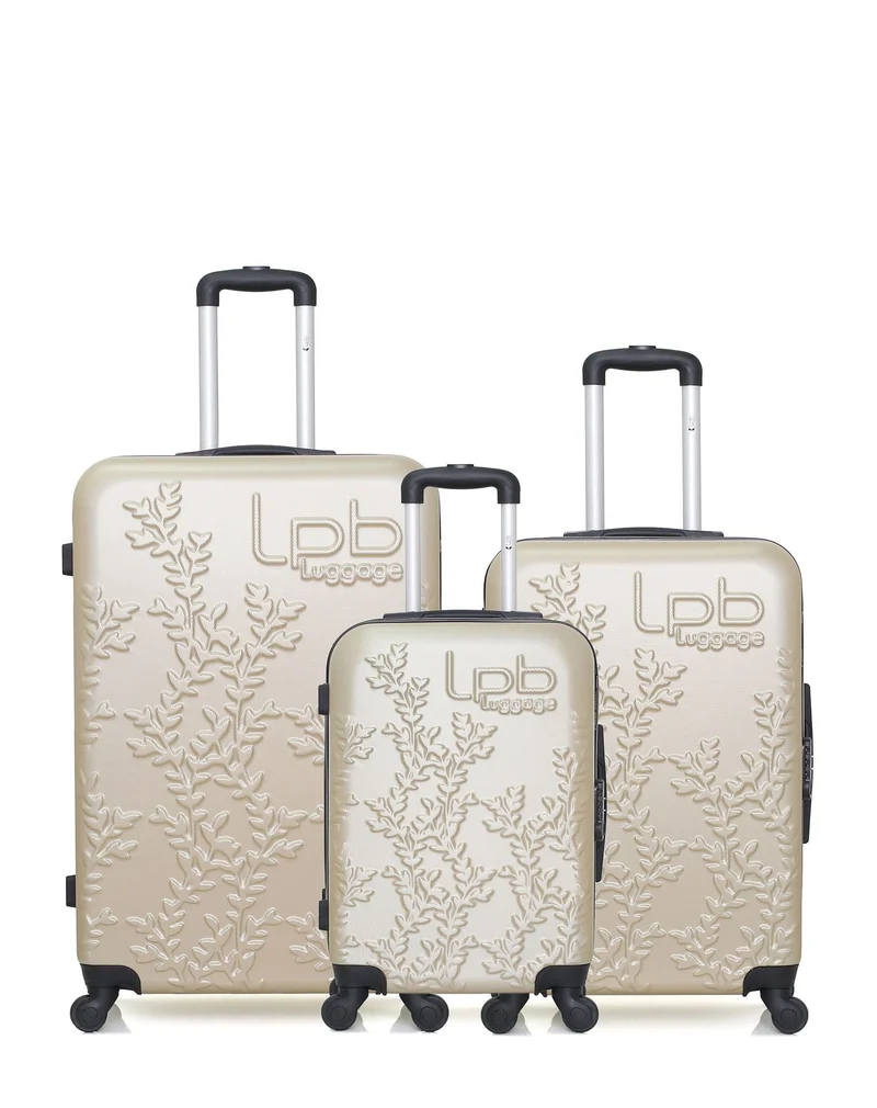 LPB LUGGAGE – 3er-Pack – Großer Koffer, mittelgroßer Koffer und Handgepäck NAIS