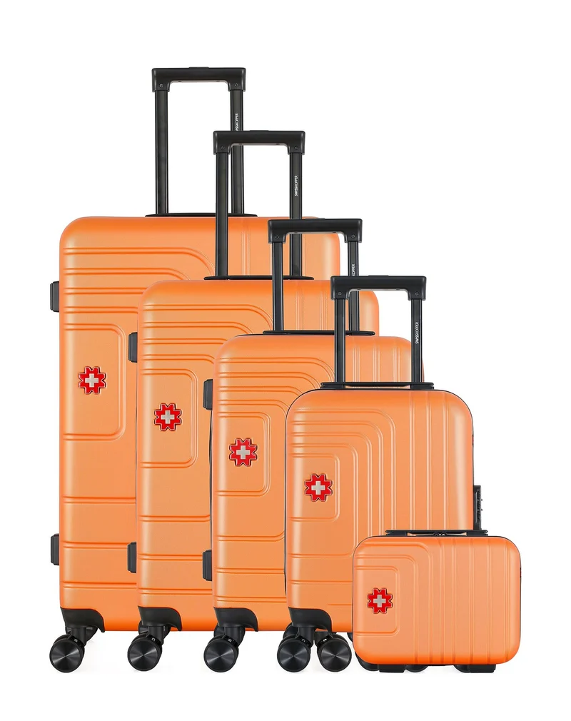 SWISS KOPPER – 5er-Set: Hartschalenkoffer RUTI-U