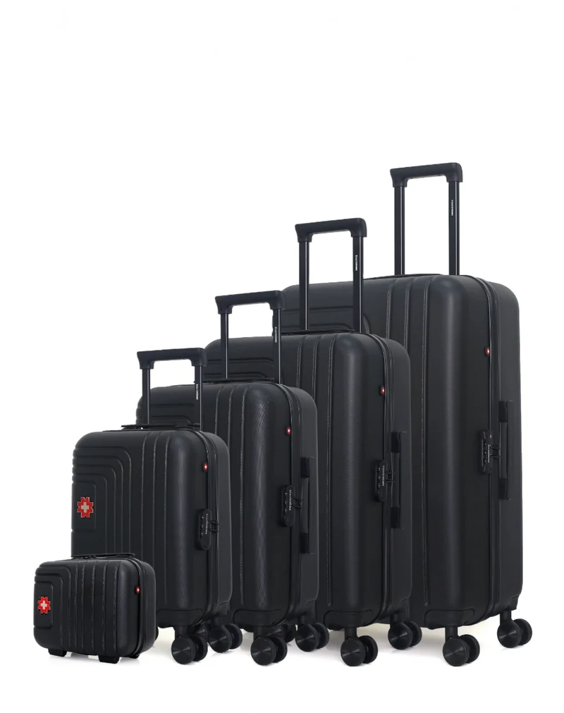 SWISS KOPPER – 5er-Set: Hartschalenkoffer RUTI-U