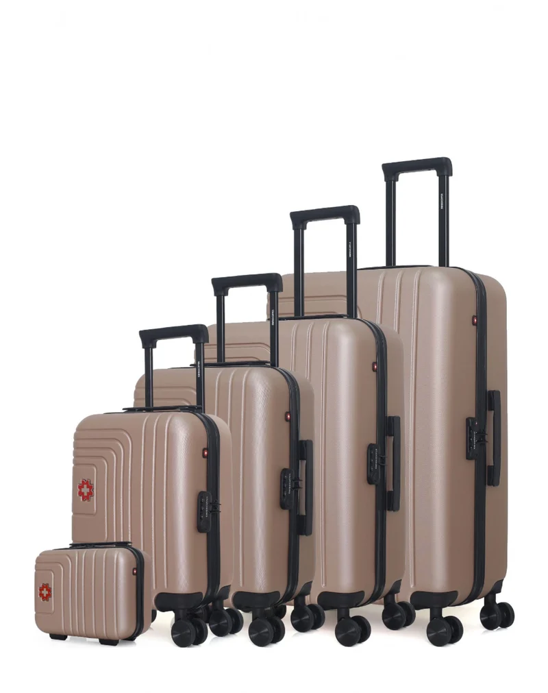 SWISS KOPPER – 5er-Set: Hartschalenkoffer RUTI-U