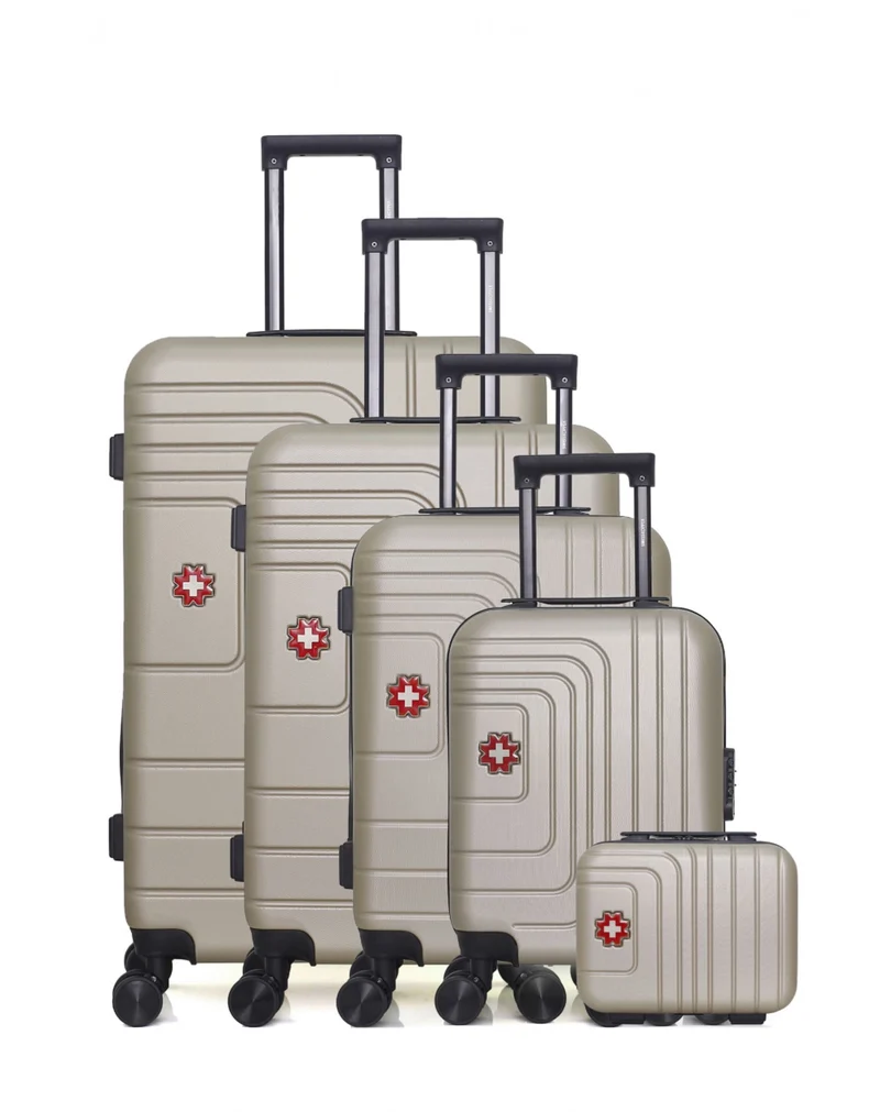 SWISS KOPPER – 5er-Set: Hartschalenkoffer RUTI-U