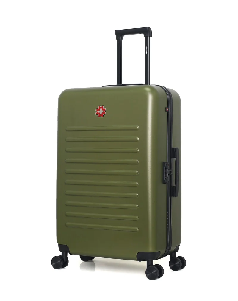 SWISS KOPPER – 4er-Pack – Großer Koffer, mittelgroßer Koffer, Handgepäck XXS und Kosmetikkoffer WIL