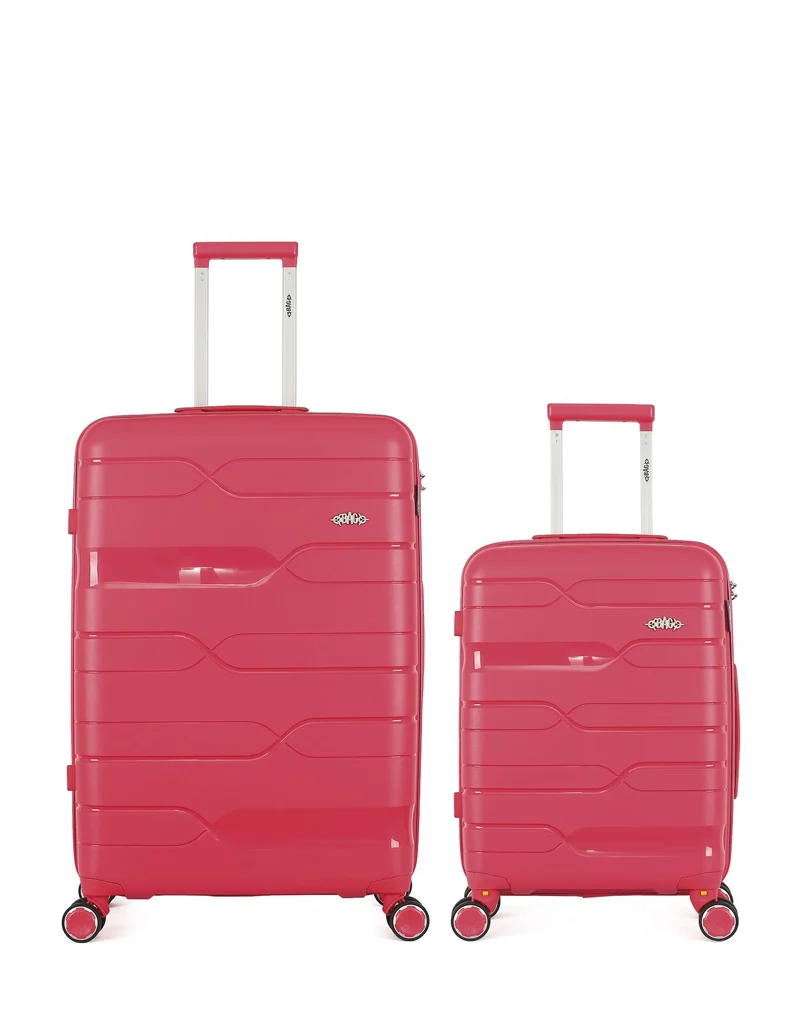 OBAGO - 2er-Pack - Großer Koffer und Handgepäck PEGASE