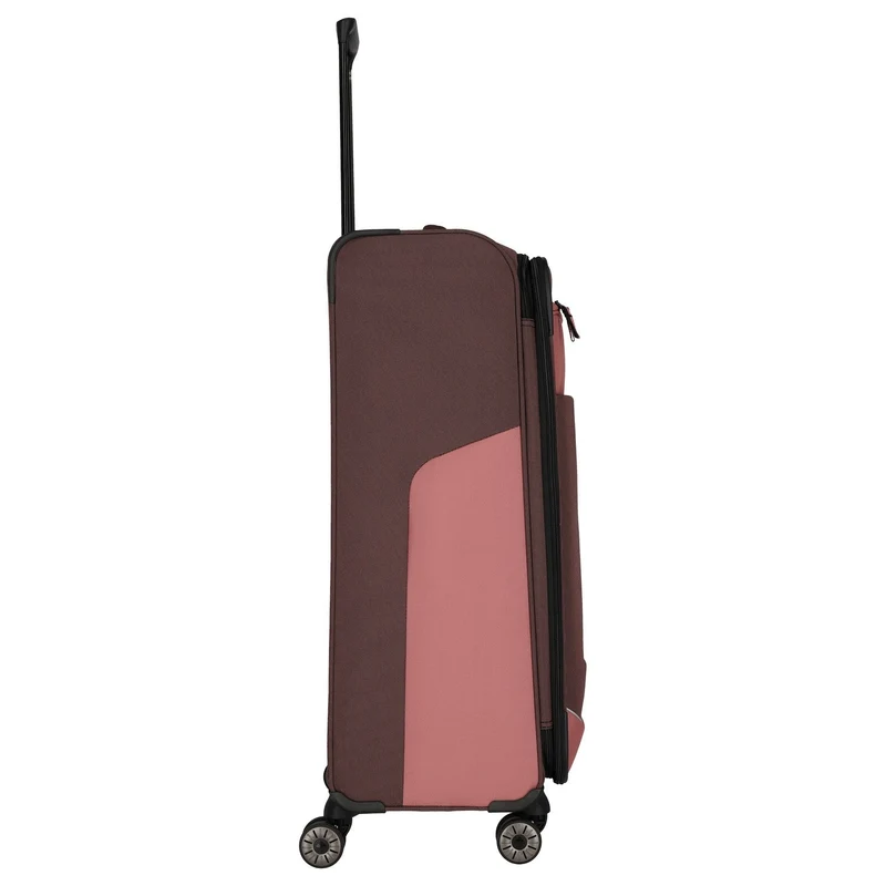 Travelite Viia - 4-Rollen-Trolley L 77 cm erw. (Frühlingsrose)