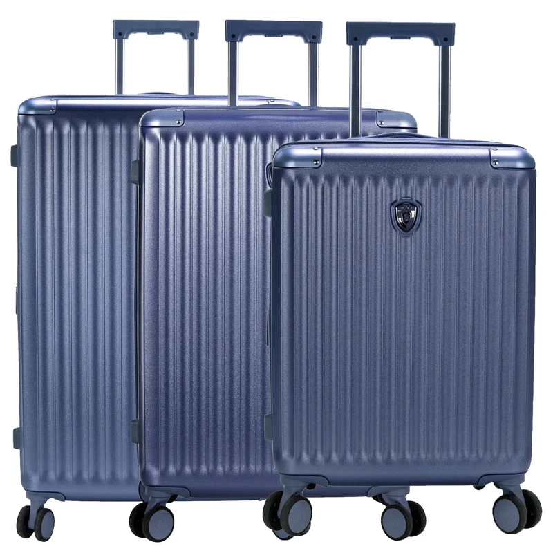 Heys Luxe - 4-Rollen-Trolley Set 3tlg. L/M/S erw. (navy)