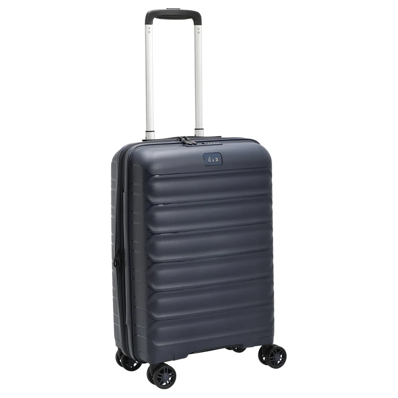 D&N Travel Line 4700+ - 4-Rollen-Kabinentrolley S 55 cm erw. (navy)