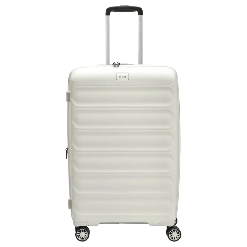 D&N Travel Line 4700+ - 4-Rollen-Trolley M 68 cm erw. (cream white)