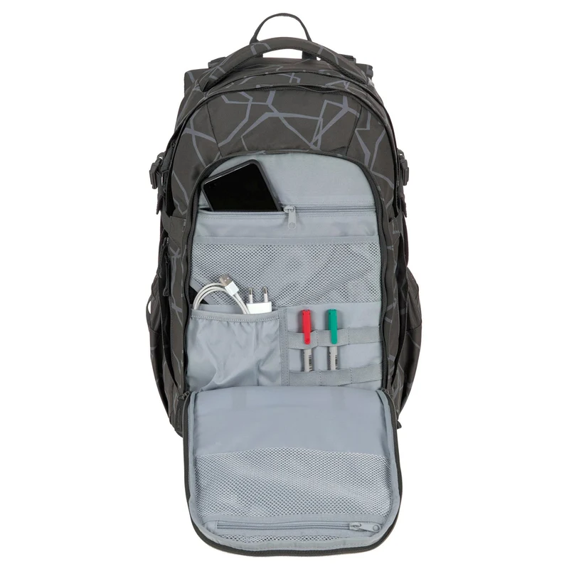 Lässig Bold Origin - Schulrucksack 46.5 cm (Edges Grey)