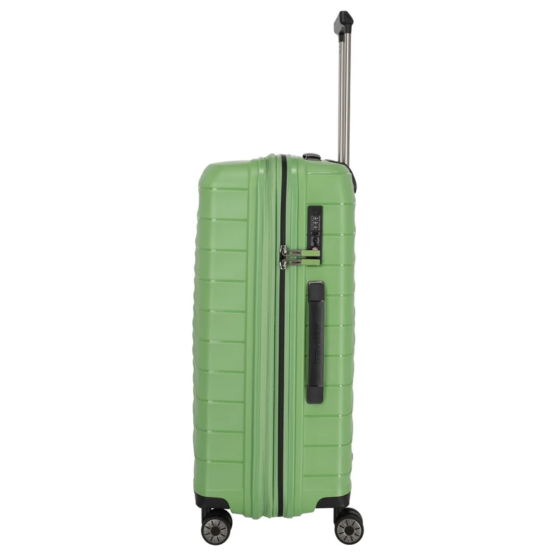 Travelite Mooby - 4-Rollen-Trolley Set L/M/S 3tlg. erw. (grün)