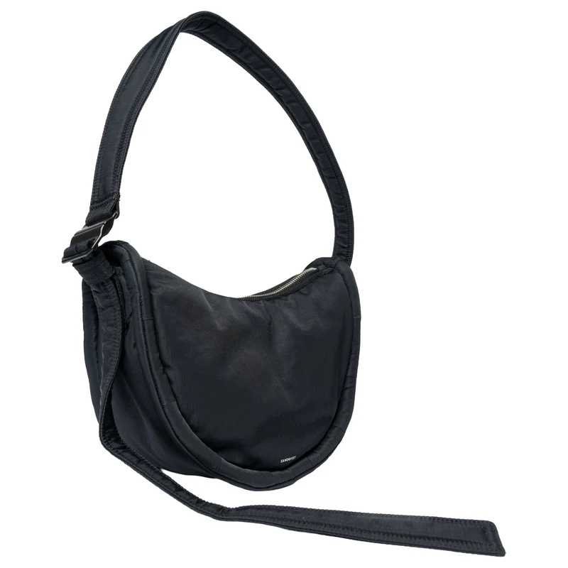 Sandqvist Curve Half Moon Bag S - Umhängetasche 26 cm (black)