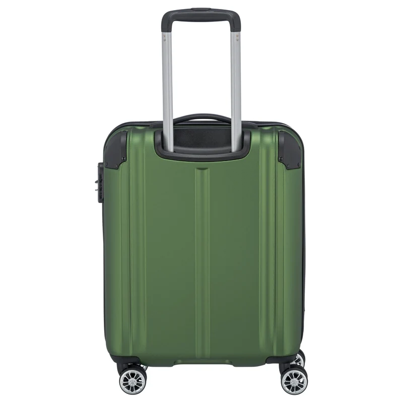 Travelite City - 4-Rollen-Kabinentrolley S 55 cm (green)
