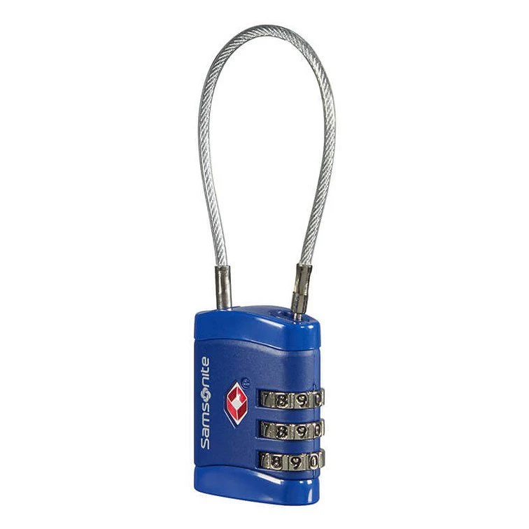 Samsonite Cablelock 3 Dial TSA - Schloss (midnight blue)