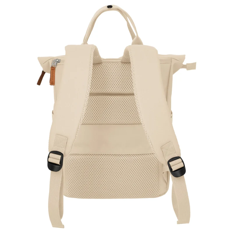 Travelite Basics Short Handle - Rolltop Rucksack 46 cm erw. (off-white)