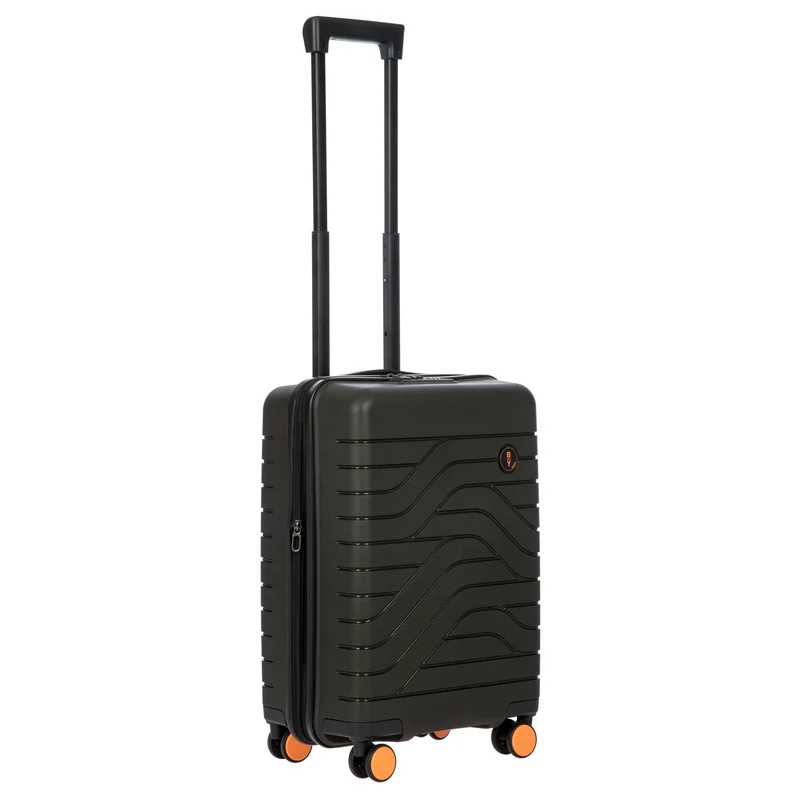 Brics BY Ulisse - 4-Rollen-Kabinentrolley 55 cm erw. (olive)