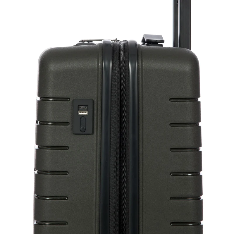 Brics BY Ulisse - 4-Rollen-Kabinentrolley 55 cm erw. (olive)