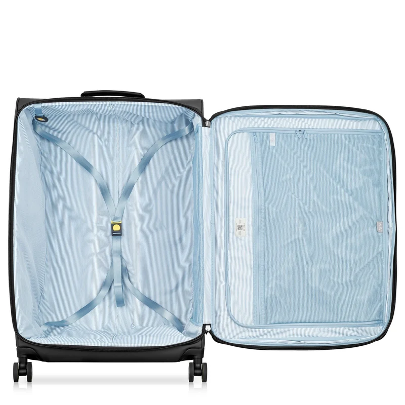 Delsey Paris Turenne Soft - 4-Rollen-Trolley 83 cm erw. (schwarz)