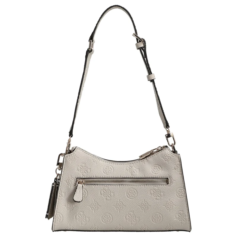 Guess Cresidia II Top Zip - Schultertasche 27 cm (bone logo)