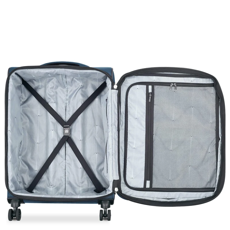 Delsey Paris Sky Max 2.0 - 4-Rollen-Trolley 68 cm (blau)