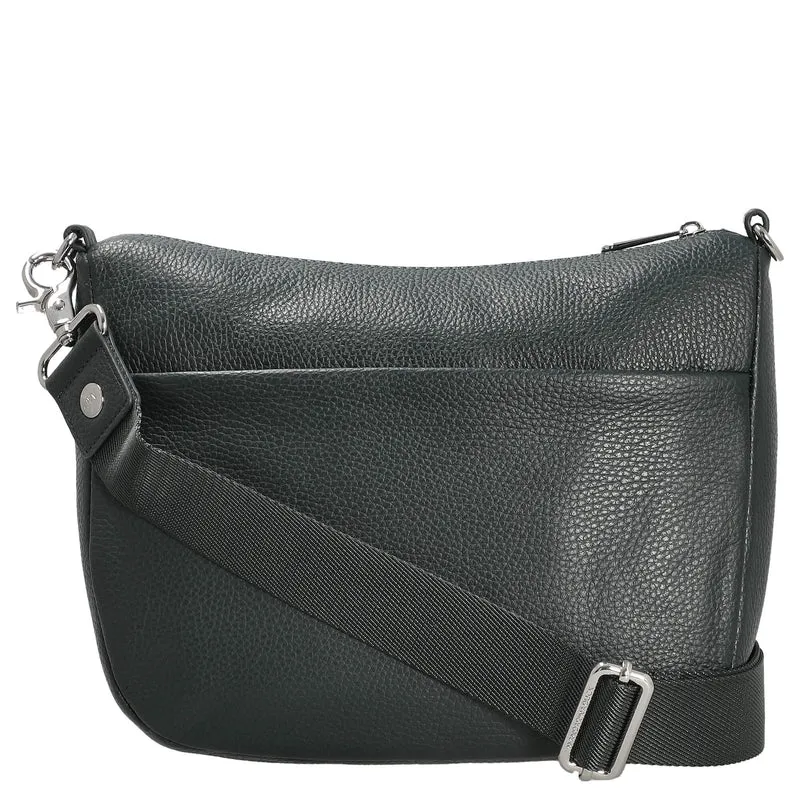 Mandarina Duck Mellow Leather Hobo - Umhängetasche 28.5 cm (scarab)