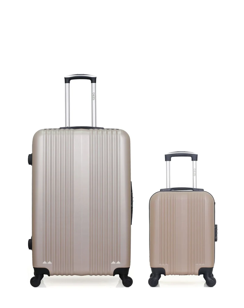 HERO – 2er-Pack – Großer Koffer und Handgepäck XXS LIPARI