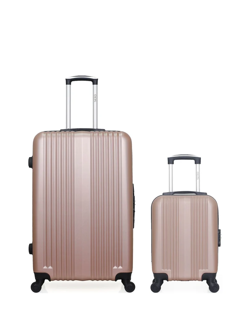 HERO – 2er-Pack – Großer Koffer und Handgepäck XXS LIPARI